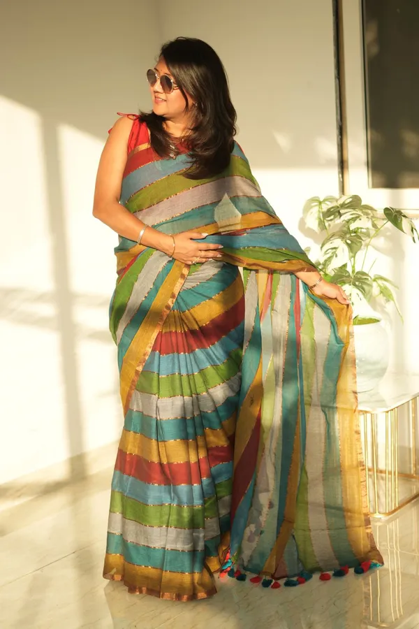 Multicolor_Mul_Cotton_Saree