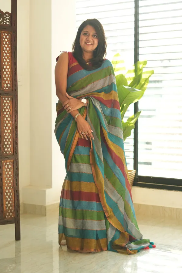 Multicolor_Mul_Cotton_Saree
