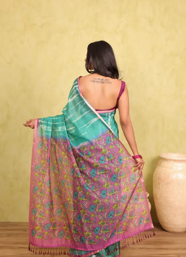 Blue_And_Pink_Chanderi_Cotton_Saree