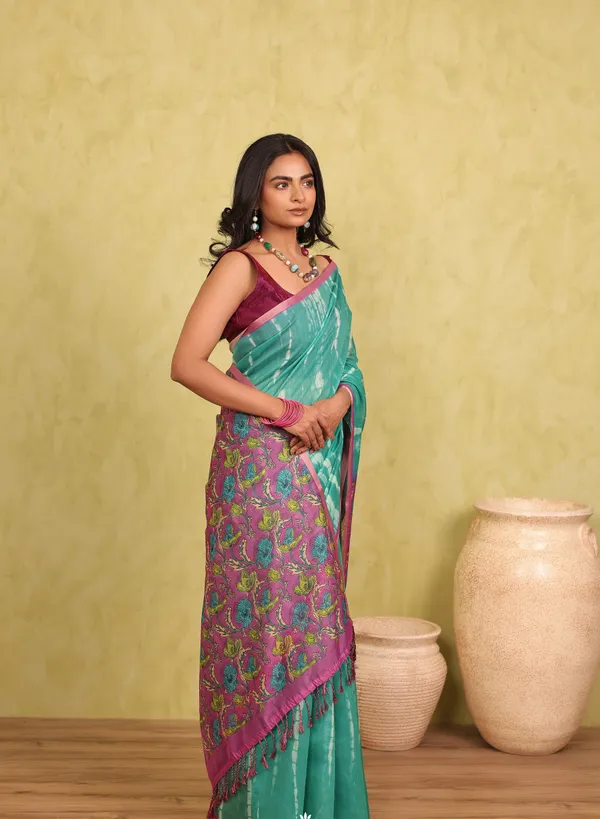 Blue_And_Pink_Chanderi_Cotton_Saree