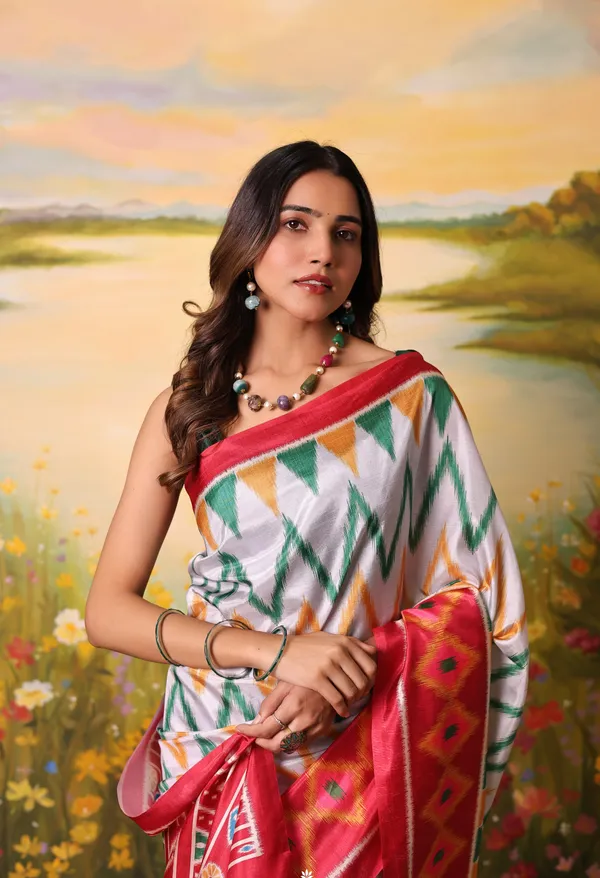 Red_And_White_Messi_Silk_Saree