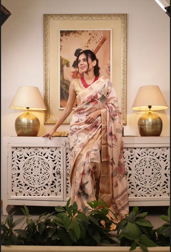 Beige_Dola_Silk_Saree
