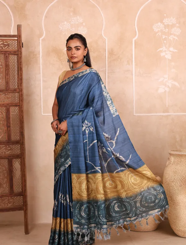 Navy_Blue_Handloom_Chanderi_Saree