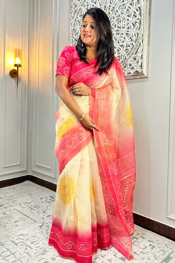 Pink_And_White_Kota_Cotton_Saree