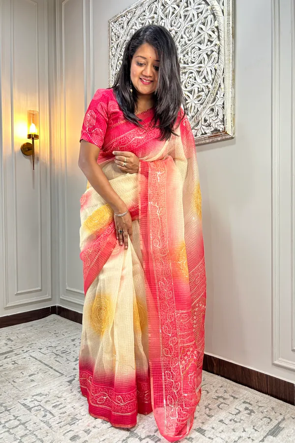 Pink_And_White_Kota_Cotton_Saree