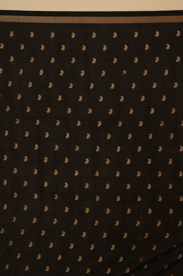 Black_Chanderi_Cotton_Saree