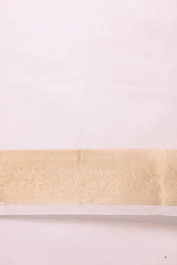 White_And_Golden_Tissue_Organza_Saree