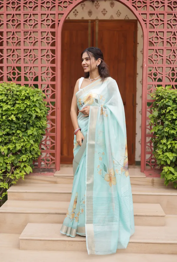Sky_Blue_Tissue_Doria_Saree