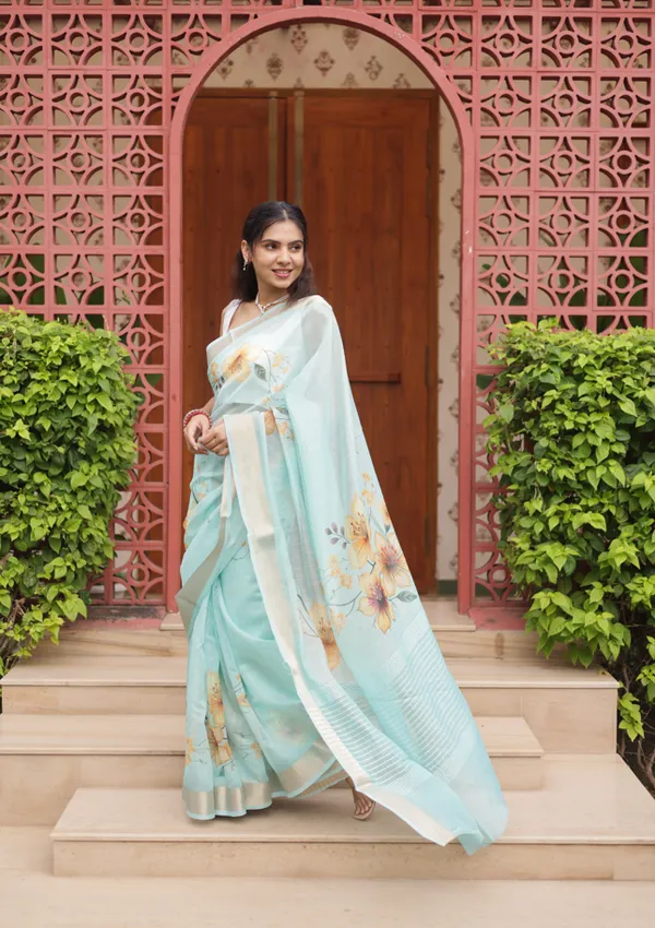 Sky_Blue_Tissue_Doria_Saree