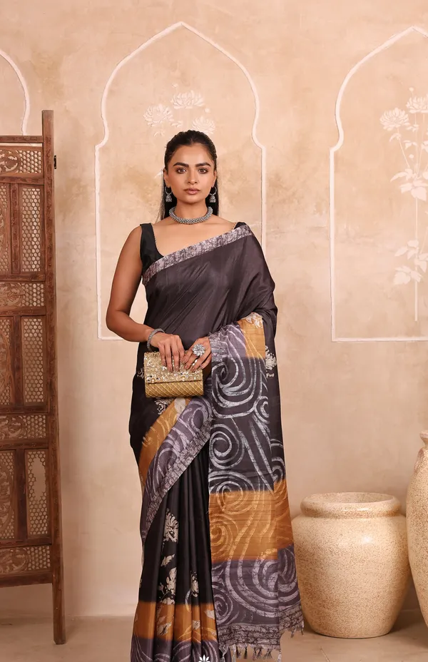 Black_Handloom_Chanderi_Saree