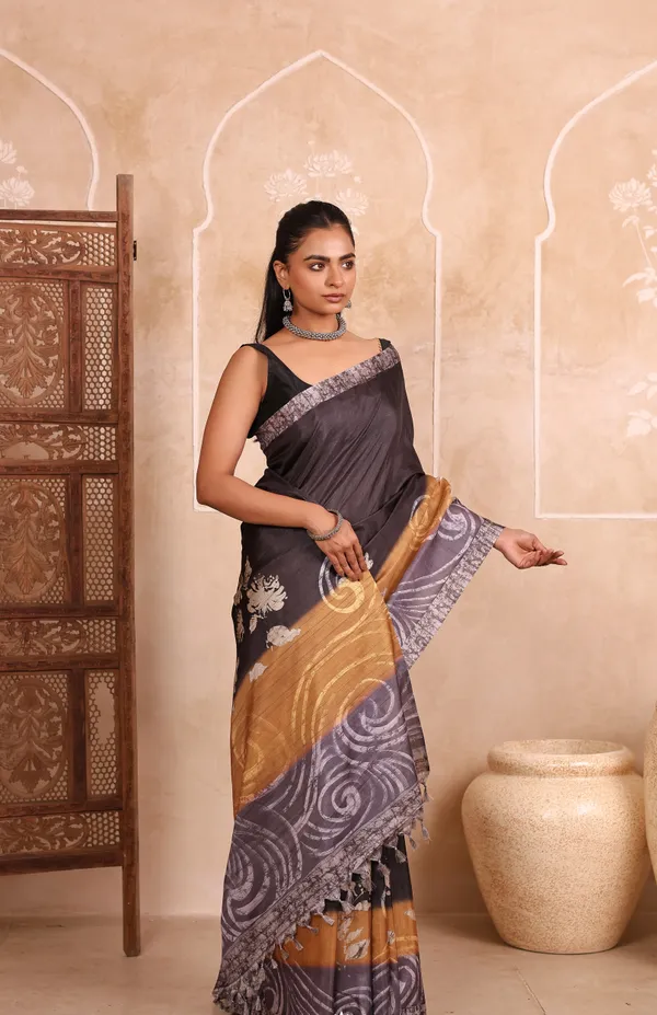 Black_Handloom_Chanderi_Saree