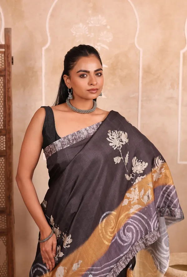 Black_Handloom_Chanderi_Saree