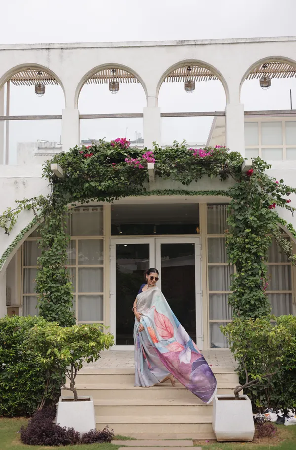Blue_Cotton_Crush_Saree