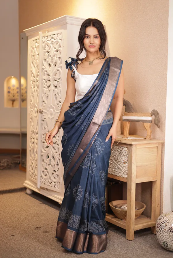 Blue_Dola_Art_Silk_Saree