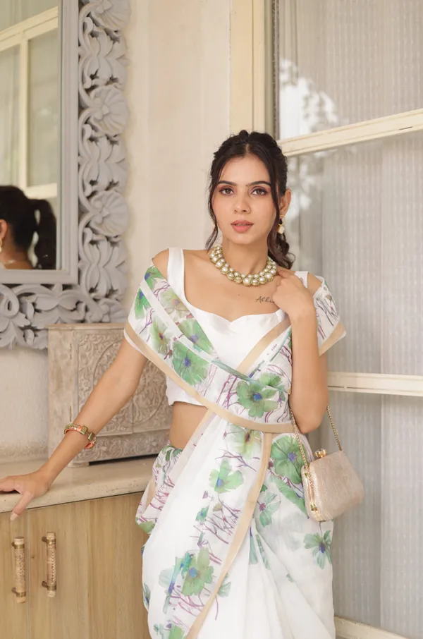 White_Linen_Cotton_Saree