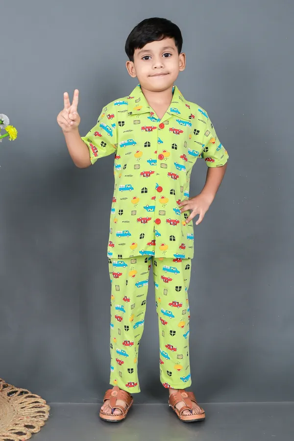 Light_Green_Cotton_Premium_Nightwear_For_Kids_Pack_Of_2