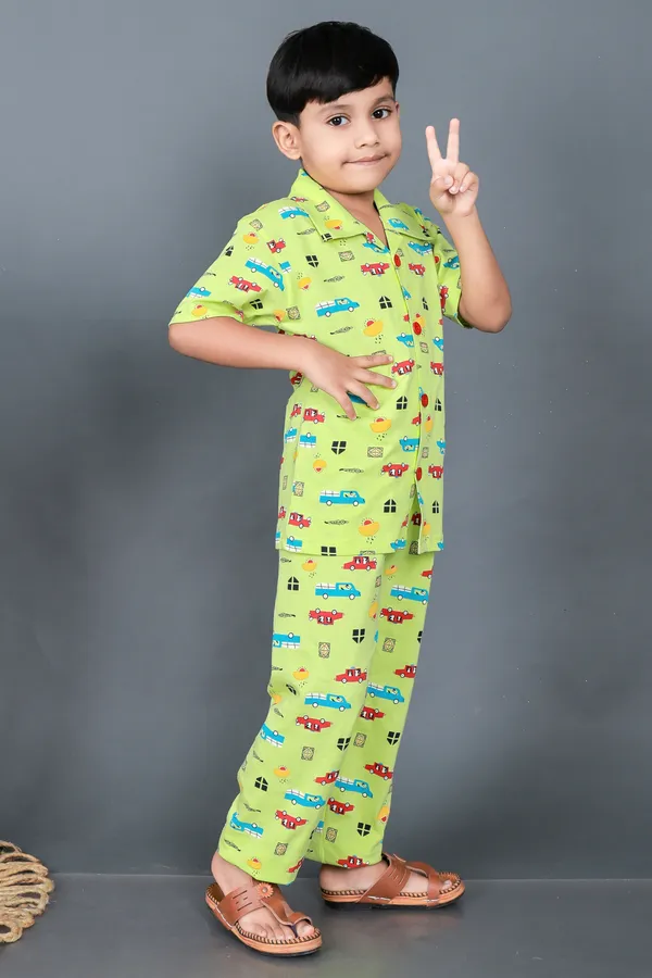 Lightgreen_Cotton_Premium_Nightwear_For_Kids