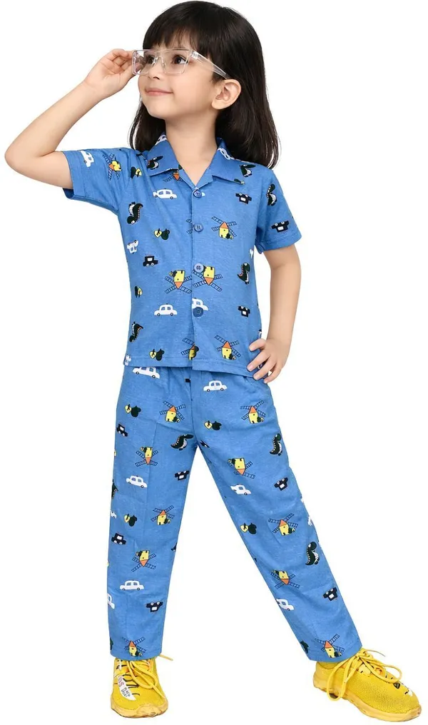 Blue_And_Maroon_Cotton_Premium_Nightwear_For_Kids