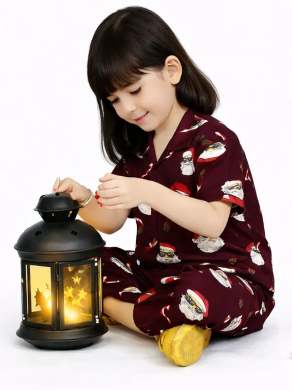 Maroon_Cotton_Premium_Nightwear_For_Kids
