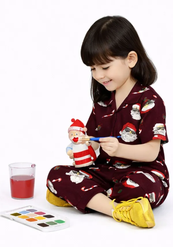 Maroon_Cotton_Premium_Nightwear_For_Kids