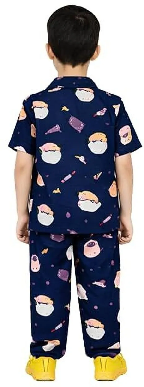Blue_Cotton_Premium_Shirt_And_Pyjama_For_Kids