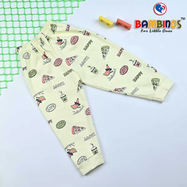Cream_Cotton_Premium_T_Shirt_And_Pyjama_For_Kids