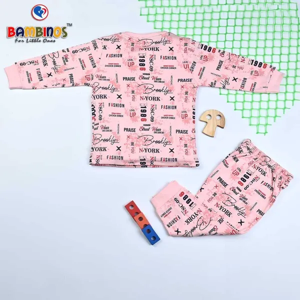 Pink_Cotton_Premium_T_Shirt_And_Pyjama_For_Kids