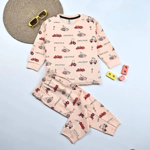 Light_Pink_And_Pink_Cotton_Premium_T_Shirt_And_Pyjama_For_Kids__Pack_Of_2