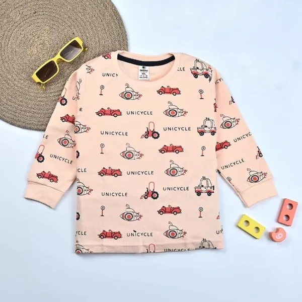 Light_Pink_And_Pink_Cotton_Premium_T_Shirt_And_Pyjama_For_Kids__Pack_Of_2