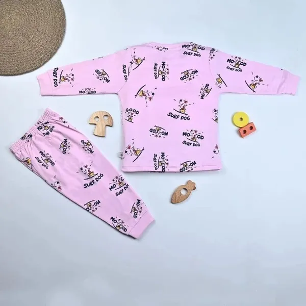 Pink_Cotton_Premium_T_Shirt_And_Pyjama_For_Kids