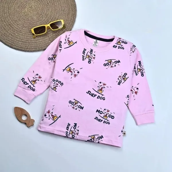 Pink_Cotton_Premium_T_Shirt_And_Pyjama_For_Kids