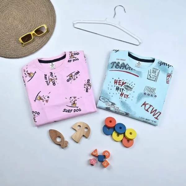 Blue_And_Pink_Cotton_Premium_T_Shirt_And_Pyjama_For_Kids_Pack_Of_2