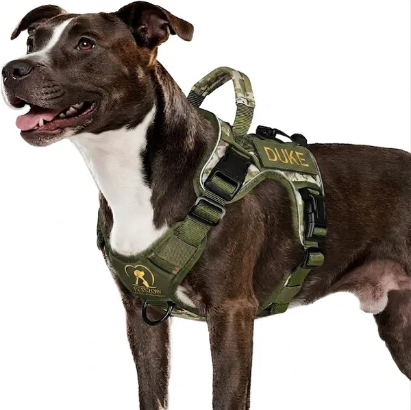 CamouflageTactical_Personalized_Harness_With_Name_Patch_Safety_And_Reflective_Harness