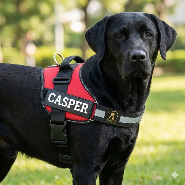 Red_Personalized_No-Pull_Dog_Harness_And_Leash_Set_With_Reflective_Straps