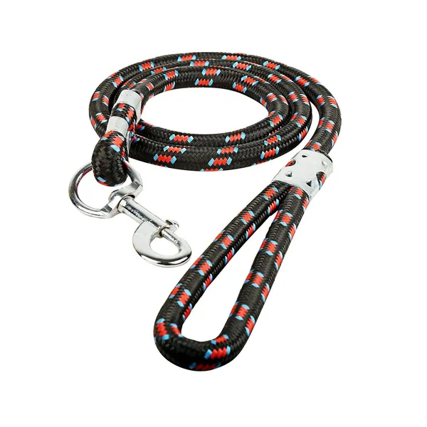 Black_Customizable_No-Pull_Dog_Harness_With_Reflective_Strip_And_Braided_Leash_Set