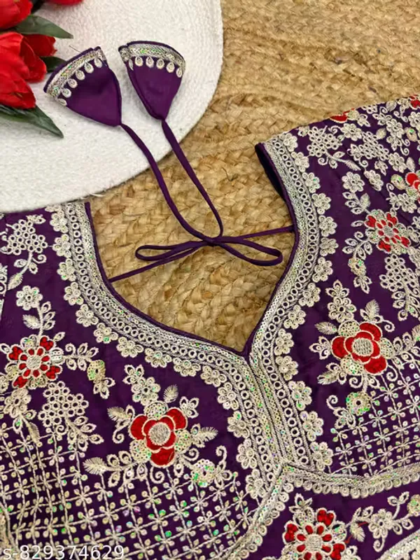 Heavy_Embroidered_Silk_Blouse_for_Women