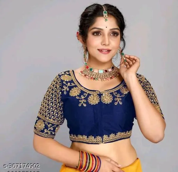 Blue_Phantom_Blouse_For_Women