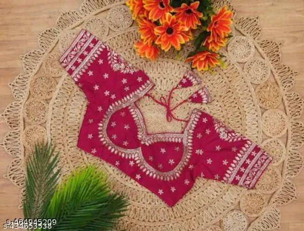 Pink_Vichitra_Blouse_For_Women