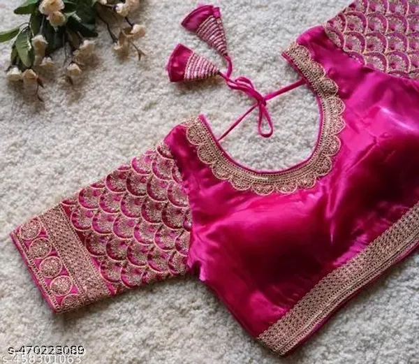 Pink_Silk_Blouse_For_Women