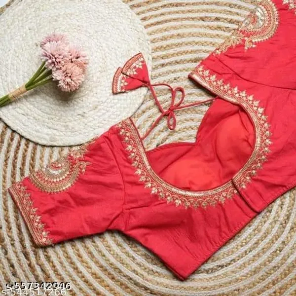 Red_Vichitra_Blouse_For_Women