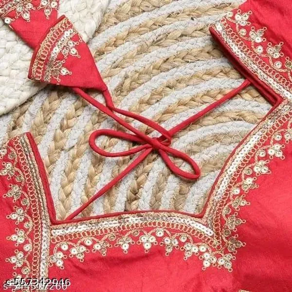 Red_Vichitra_Blouse_For_Women