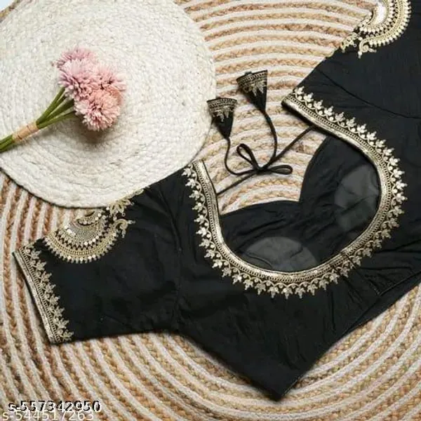 Black_Vichitra_Blouse_For_Women