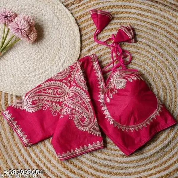 Pink_Vichitra_Blouse_For_Women