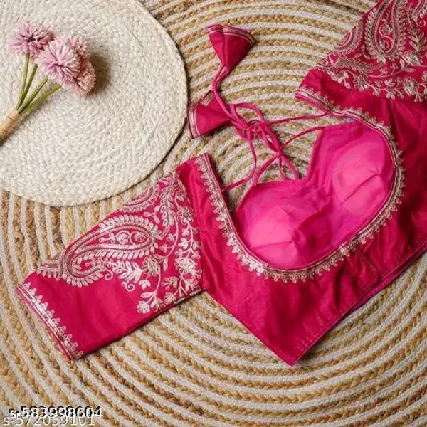 Pink_Vichitra_Blouse_For_Women