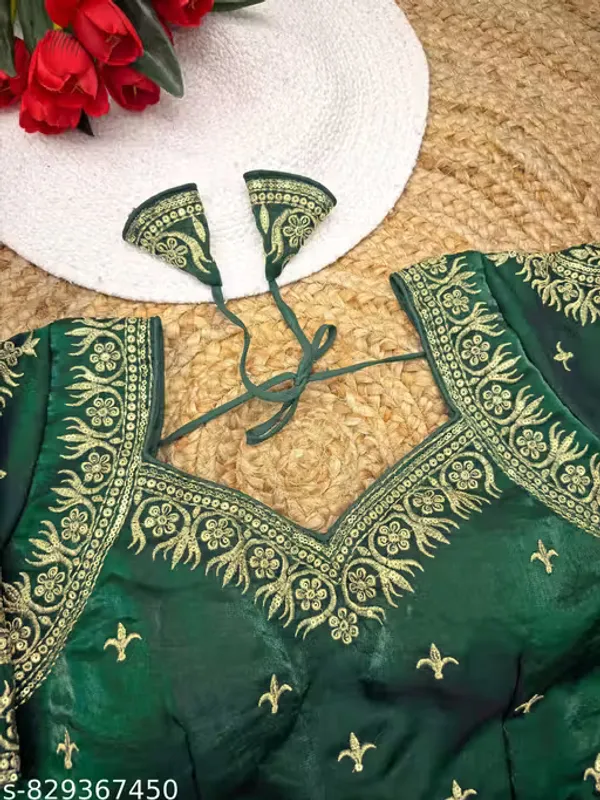 Heavy_Embroidered_Silk_Blouse_for_Women