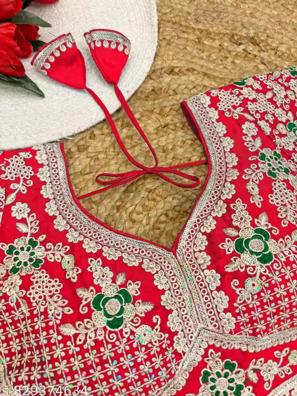 Heavy_Embroidered_Silk_Blouse_for_Women