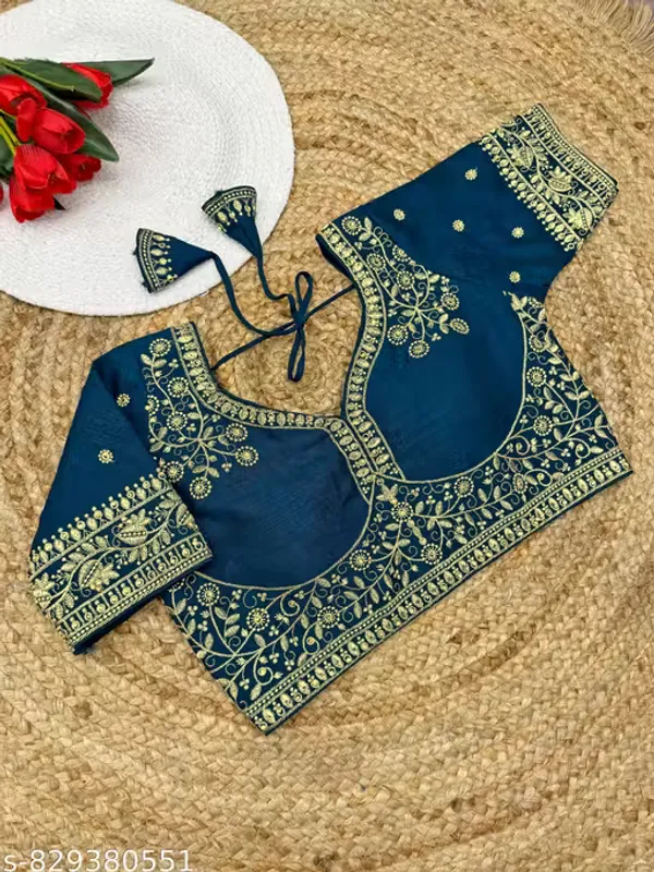 Heavy_Embroidered_And_HandWork_Silk_Blouse_for_Women