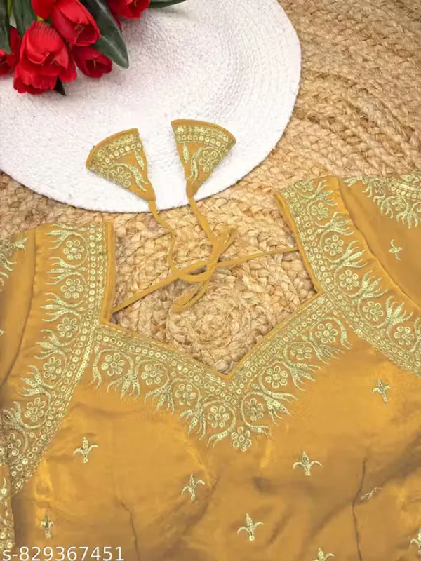 Heavy_Embroidered_Silk_Blouse_for_Women