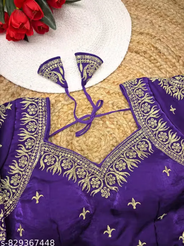 Heavy_Embroidered_Silk_Blouse_for_Women