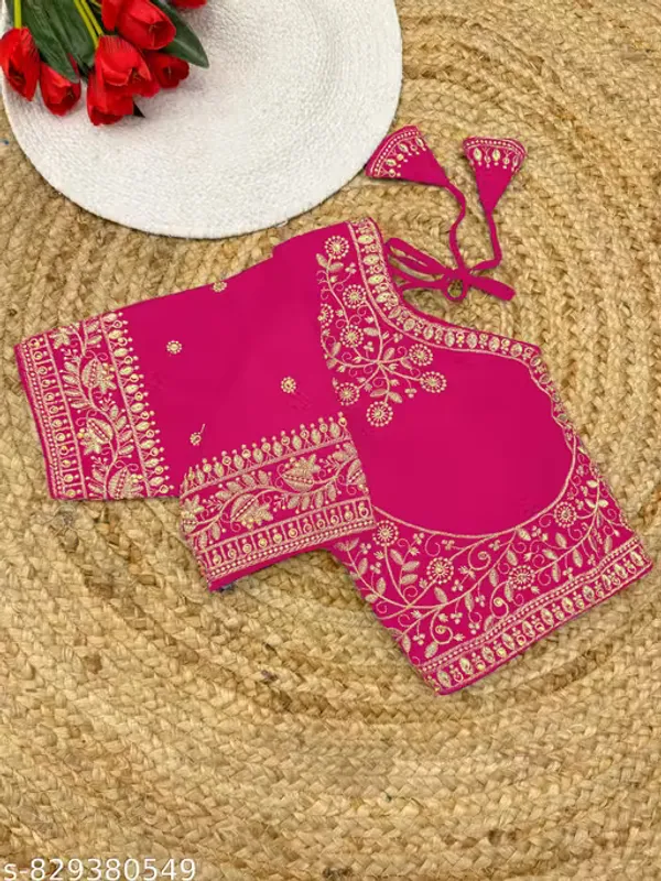 Heavy_Embroidered_And_HandWork_Silk_Blouse_for_Women